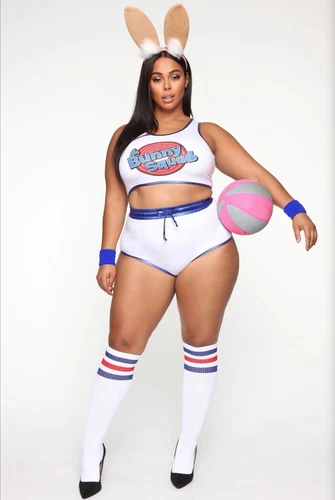 6pcs Space Jam Cosplay Lola Bunny Rabbit Cosplay Costume Women Girls Outfit UK - Picture 4 of 9