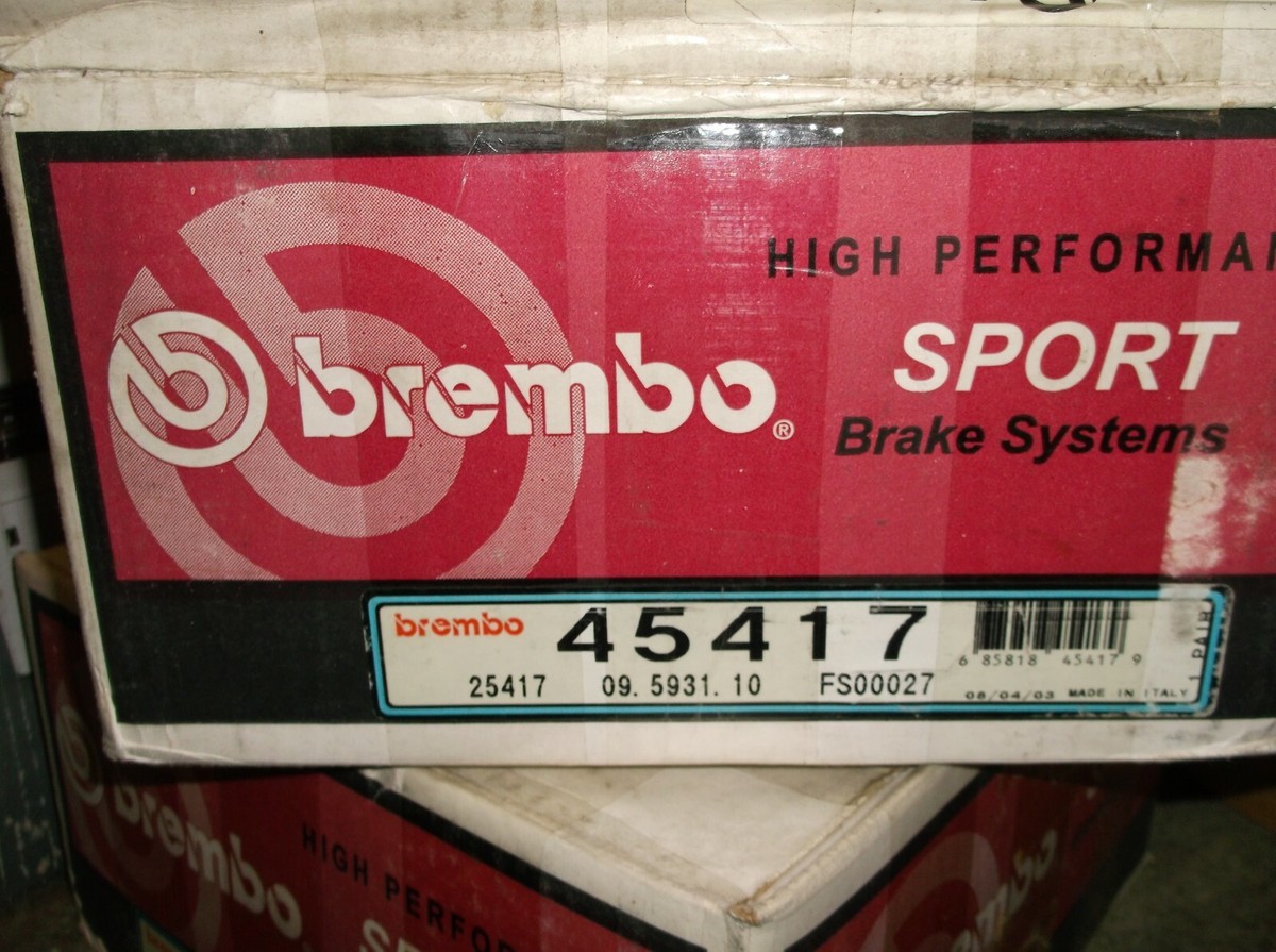 300ZX 90-96 BREMBO FRONT SLOTTED ROTORS + AXXIS REAR PADS