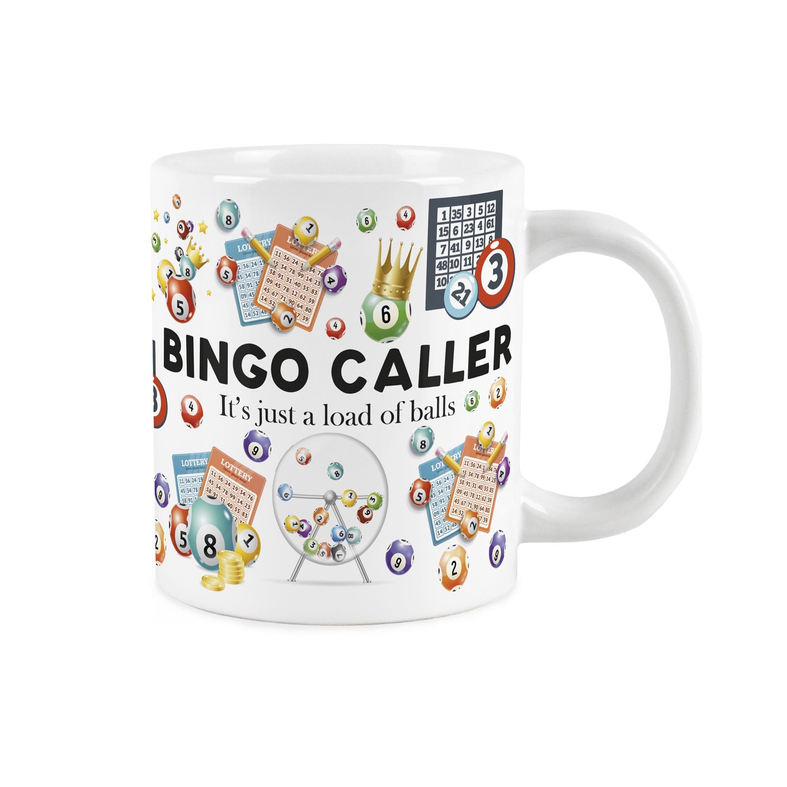 Extra Large Novelty Bingo Mug - Jumbo Ceramic Gifts for Bingo Callers