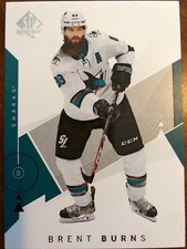 18-19 UD SP Authentic #74 Brent Burns
