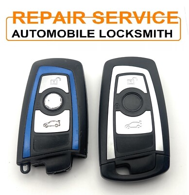 Reparatur Service für BMW 3 Tasten Smart Fernbedienung Schlüsselanhänger Reparatur Batterie Austausch