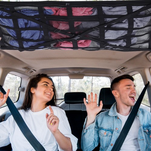 5 Count Car Ceiling Storage Clothesline Cross Section Travel eBay