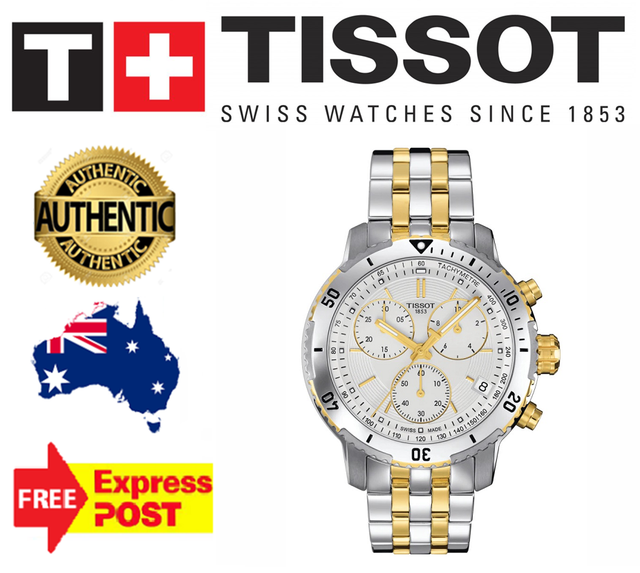 Tissot PRS 200 Two-tone Chronograph Mens Watch T0674172203101 for sale  online | eBay