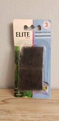 HAGEN Elite Mini Ersatzfilter Schaum Aquarium 2er Pack Brandneu A-132