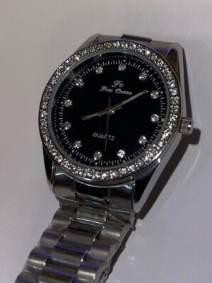 FC Free Crane Mens Crystal Studded Wristwatch - Beautiful
