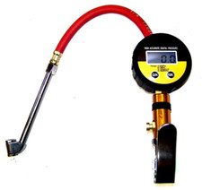 Air Tire Inflator With High Accurate Digital Pressure Gauge With Dual Chuck