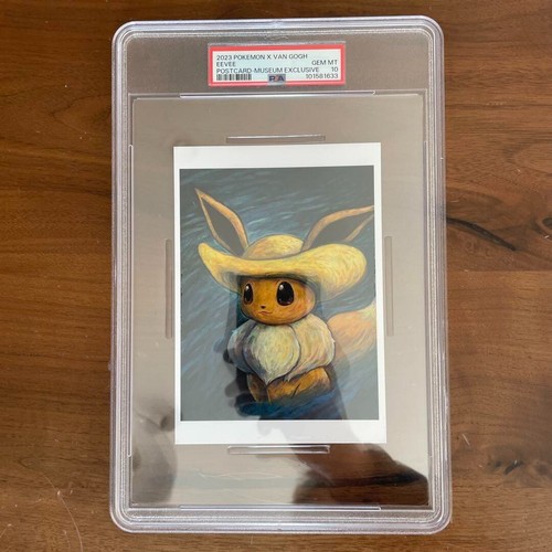 PSA 10 Eevee x Van Gogh Postcard Museum Promo Exclusive Japan Limited Art Rare