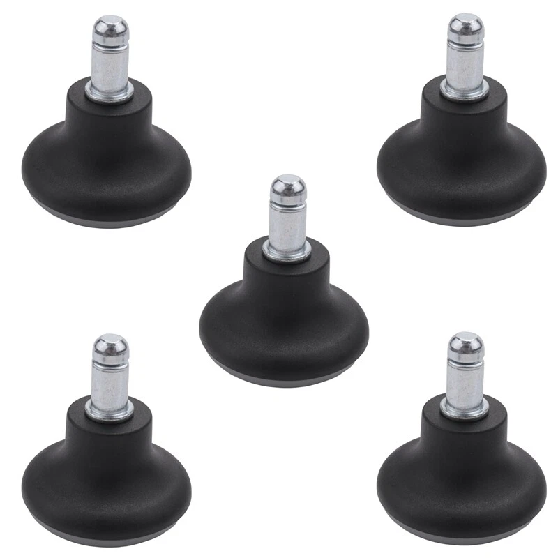 5Pcs Bell Glides Replacement Office Chair Wheels Stopper Office