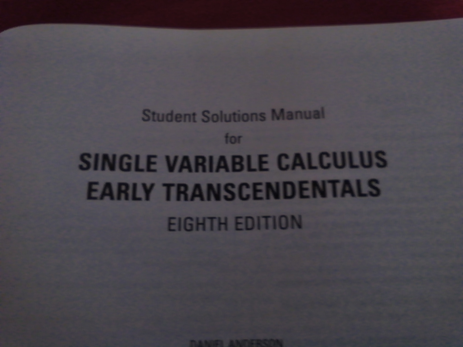 Buy Student Solutions Manual for Stewart's Single Variable Calculus : Early  Transcendentals by Jeffrey A. Cole, Daniel Drucker, James Stewart and  Daniel ...