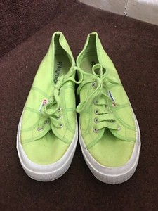 superga lime green