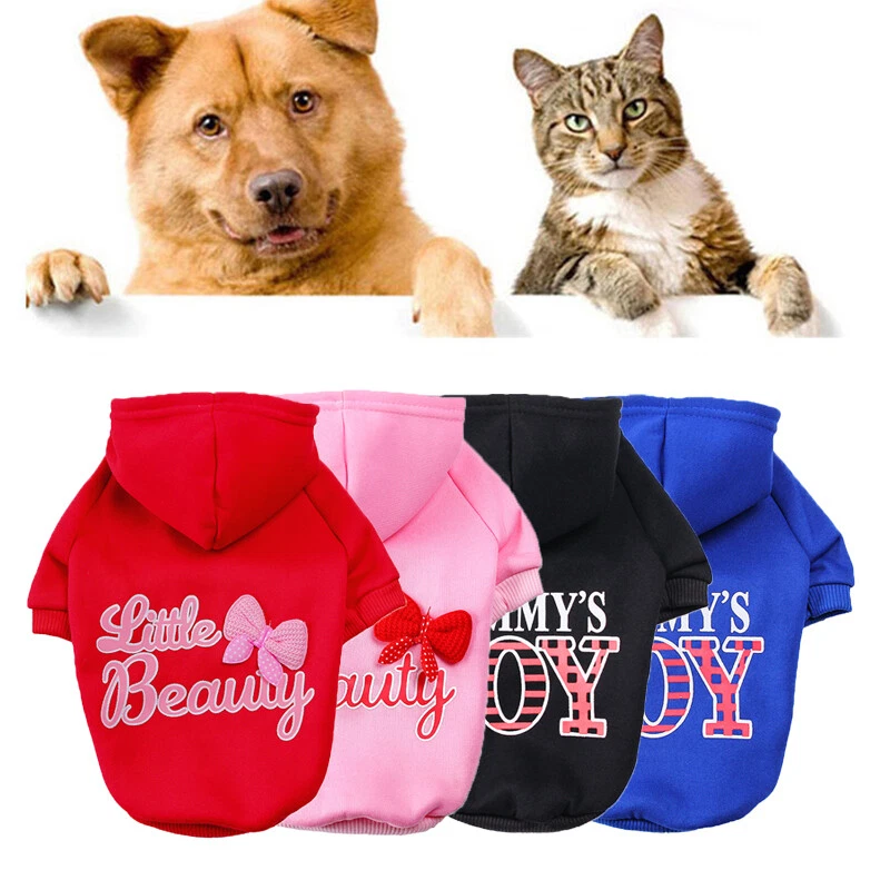 Designer Pet Clothes Sweater Medium Large Dog Cat Hoodie Jacket Clothing  Warm XL