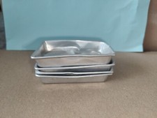 VINTAGE SET OF 4 ALUMINUM TOY BAKING PANS