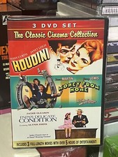 Classic Cinema: Houdini, Money From Home, Papa's Delicate Condition 3-DVDS! NEW!