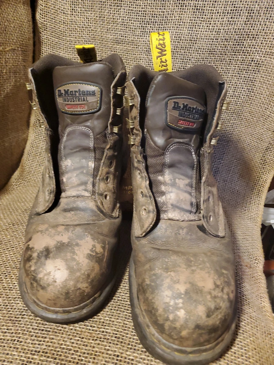 Dr. Doc Martens Industrial Steel Toe Work Boots Size Men s 11