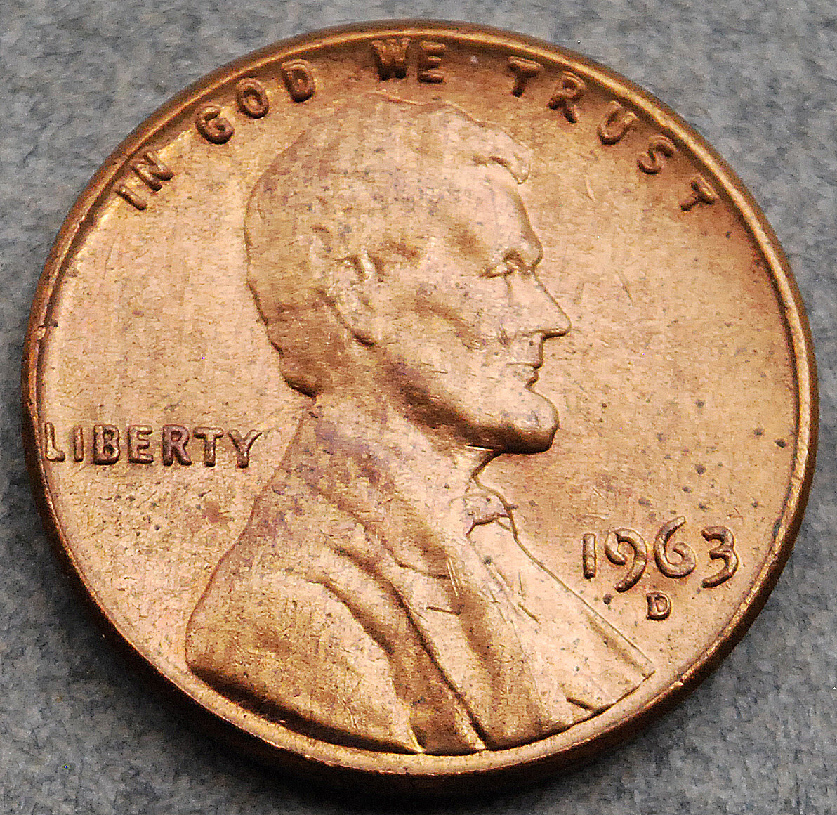 1963-D Lincoln Memorial Cent Penny Coin - Shiny - Not Cleaned | eBay