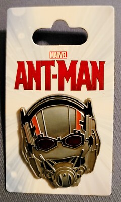 ANT-MAN Marvel Comic Action 3-D Helmet Disney Pin 2015 NEW On Card NOC