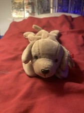 Ty Beanie Baby Fetch The Golden Retriever 1998 Retired Rare Red Star Tag BB4 