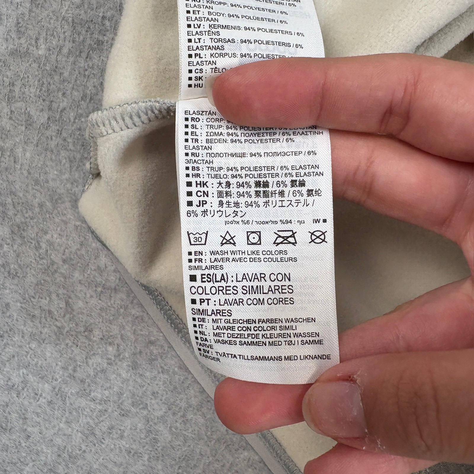 Salomon Giacca Donna M Grigio Pelle Avanzata Calda Fori Pollice Corsa Escursionismo Outdoor