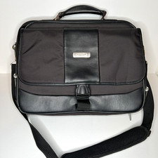 Kenneth Cole Reaction Soft Black Briefcase Laptop Bag - Many compartments