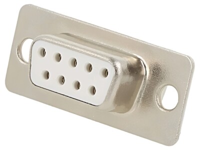 DB09-SS-W D-Sub PIN: 9 Stecker weiblich für Leitungen Löten Farbe: weiss ENCI