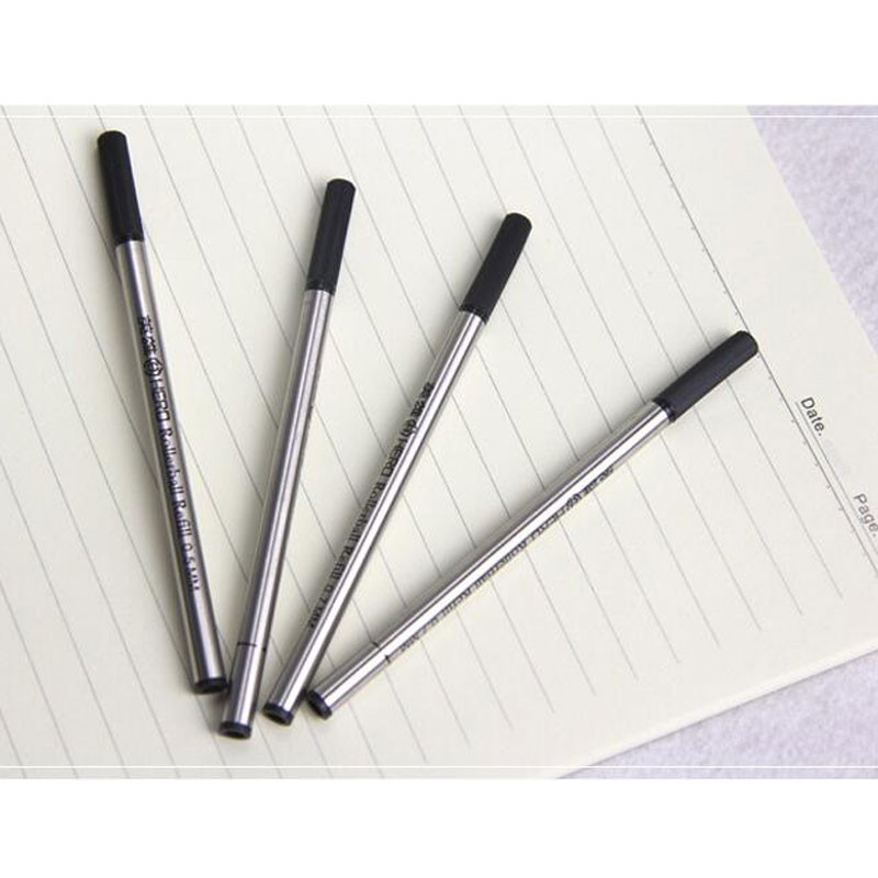 Hero Metal Black Ink Roller Ball Pen Refills Plugin/Screw 0.7mm/0.5mm