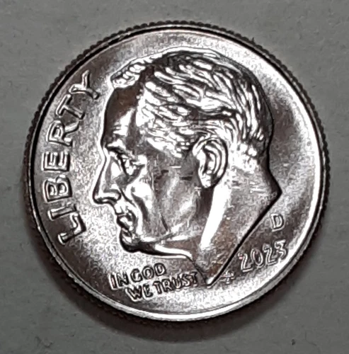 2023-P Roosevelt Dime — photo from the most recent tracked eBay sale