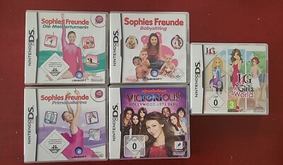 Nintendo DS 3x Sophies Freunde + Victorious + J4G A Girls World