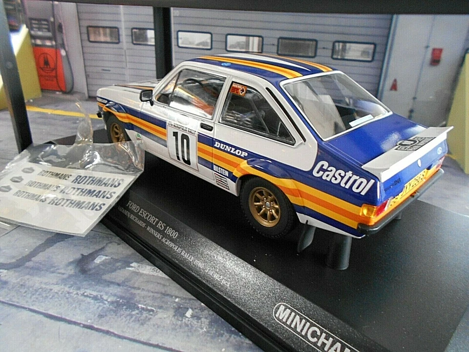 FORD Escort MKII Rallye RS1800 Acropole 1980 Winner #10 Vatanen Minichamps 1:18  - Bild 3 von 4