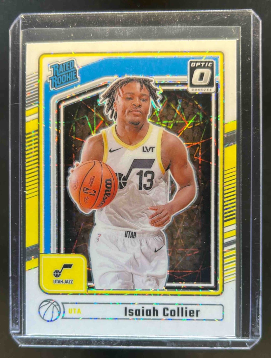 2024-25 Donruss Isaiah Collier Optic Rated Rookie Preview International #P-237