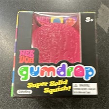 Schylling NeeDoh Gumdrop Super Solid Squish Toy Pink MPN 26031HY