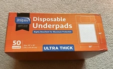 Inspire Absorbent Bed Pads for Incontinence Disposable 30 X 36 Ultra Thick