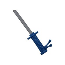 TMNT Mutatin Leonardo Katana Sword Extending Vintage Road Ready Leo Weapon only