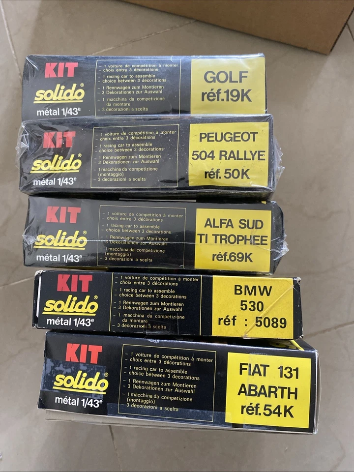 SOLIDO-KIT MÉTAL  A Monter -réf: 19K-69K-50K-54K-5089 - Photo 3/4