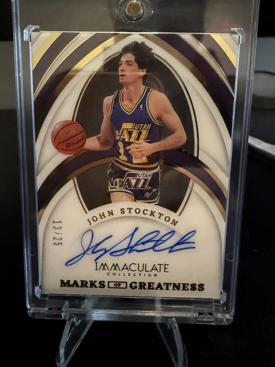 Panini John Stockton Basketball Serial Numbered Sports Trading