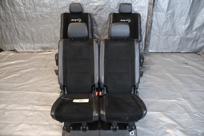 2021 DODGE DURANGO HELLCAT 6.2L OEM BLACK LEATHER SUEDE 2ND 3RD ROW SEATS #1718