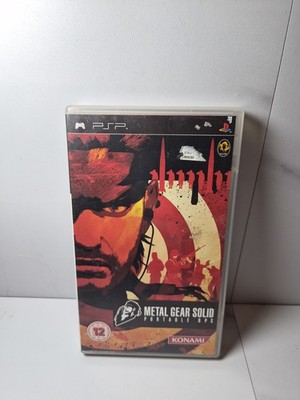 Sony PSP Metal Gear Solid Portable Ops Strategiespiel Retro Spiel OVP & Anleitung