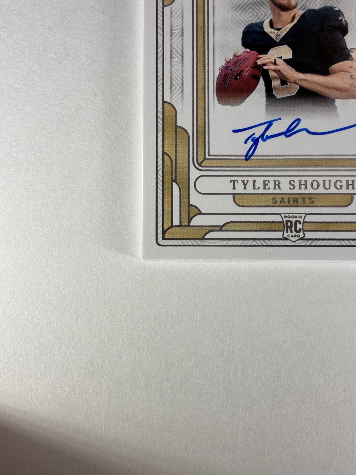 TYLER SHOUGH 2025 Panini National Treasures 28/99 Rookie ON CARD Auto #RSFP-TSH view 9