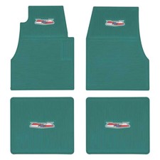 For Chevy Bel Air 55-57 Floor Mats With Bel Air Crest Logo 1st 2nd Row Light For Chevy Bel Air 55-57 Floor Mats With Bel Air Crest Logo 1st 2nd Row Light