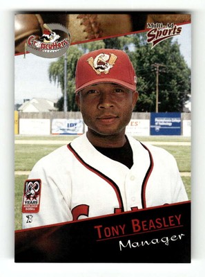 2001 Multi-Ad Williamsport Crosscutters #28 Tony Beasley NM Near Mint BXCP06