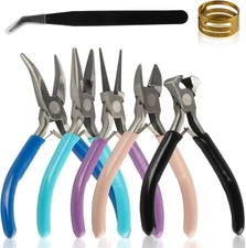 5 Piece Jewelry Pliers Set, Jewelry Making Tools for Jewelry