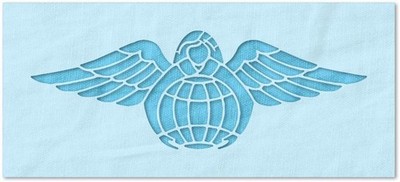 Reusable Earth Angel Wall Art Stencil for DIY Crafts - StencilAir