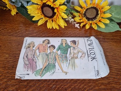 New Look Simplicity Schnittmuster 6150 fünf klassische Blusen Tops Vintage 10-18