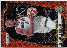 2024 Panini Prizm WNBA #24 Elizabeth Williams Orange Velocity Prizms