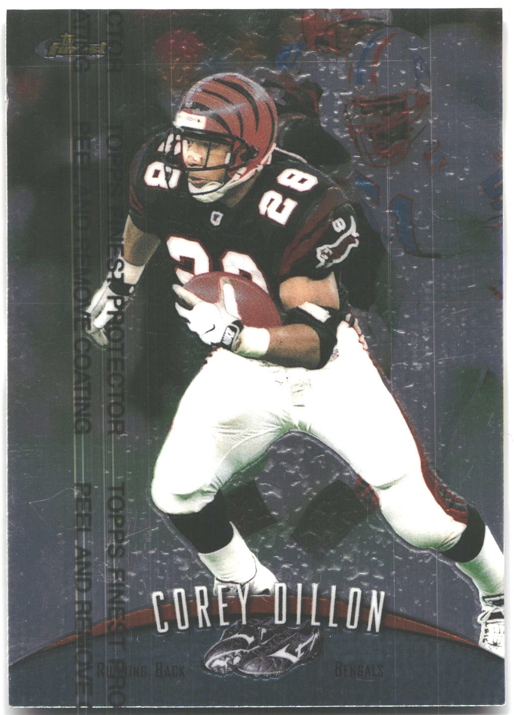 1998 Finest Corey Dillon #219 Cincinnati Bengals