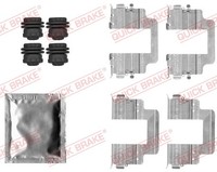 1X Quick Brake 109-1822 ZubehöRsatz Scheibenbremsbelag FüR Land Rover