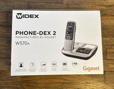 Widex Phone-Dex 2 W570A Handset Cordless Answering System with Caller ID