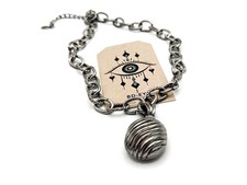 Signed Bijoux Terner Chunky Silver Tone Chain...