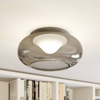 Lucande Led Deckenleuchte 'Mijo' (Modern) In Alu Aus Glas (1 Flammig, ) - Lampe,
