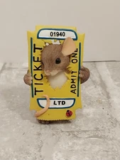 Charming Tails Mouse You're The Ticket Fitz & Floyd 82/123 Admit One