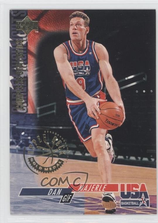 1994 Upper Deck USA Basketball Career Highlights Gold Medal Dan Majerle #36 1x9
